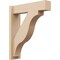 Ekena Millwork 5 1/2-in W x 20-in D x 24-in H Funston Block Rough Cedar Woodgrain TimberThane Outlooker, Primed Tan OUTUR055X20X24FST44RCPR - alternate 1